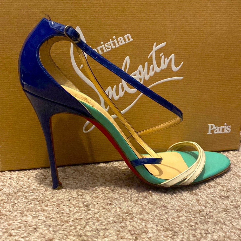 Christian Louboutin Gwynitta 100 Gomme/Patent